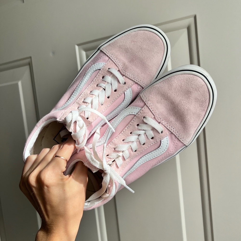 Pink Suede Vans Adult 7.5